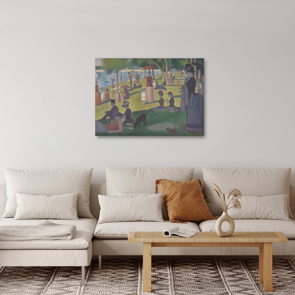 Tablou - Georges Seurat, A Sunday on La Grande Jatte, reproducere (70x50 cm)
