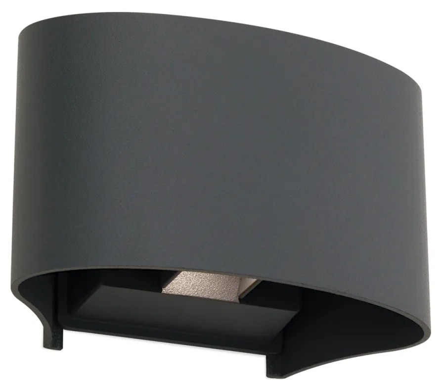 Aplica LED de exterior design modern ambiental IP54 GRETA antracit