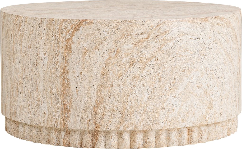 Masă de cafea Bonn, naturală, ø 75 cm - House Nordic
