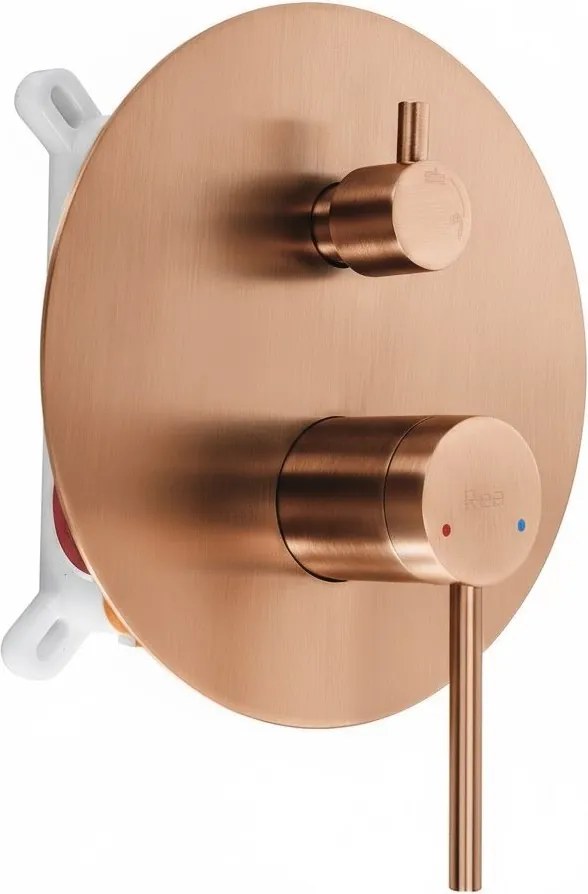 Set de dus incastrat Rea Foss Clif Brush Copper + BOX