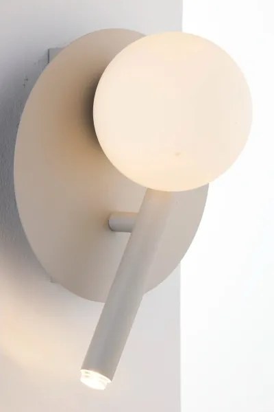 Lampă de perete cu spot HOTEL MOOD 1xG9/12W/230V + 1xG9/3W gri