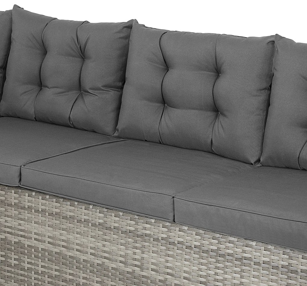 Deuba Set ratan Sedan - gri + perne antracit