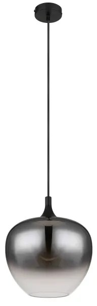 Lustră pe cablu MAXY 1xE27/60W/230V negru Globo 15548H1