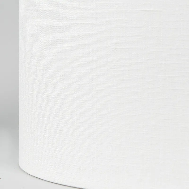 Abajur din material textil alb-murdar 35/35/20