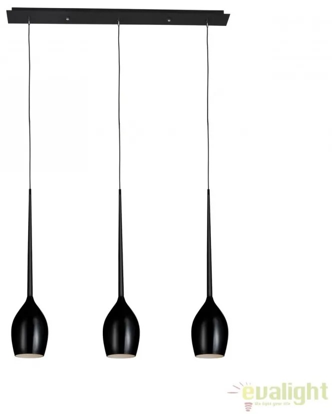 Lustra moderna Izza 3 BLACK