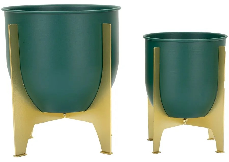 Ghivece decorative 2 buc. din metal ø 24 cm Grent Shet – Mauro Ferretti