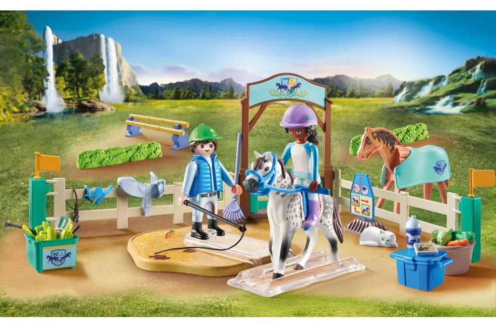 PLAYMOBIL - SCOALA MODERNA DE CALARIE - PLAYMOBIL HORSES OF WATERFALL (PM71637)