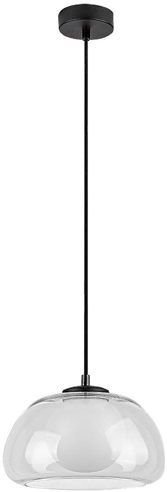 Lustra suspendata sticla transparenta Elowen