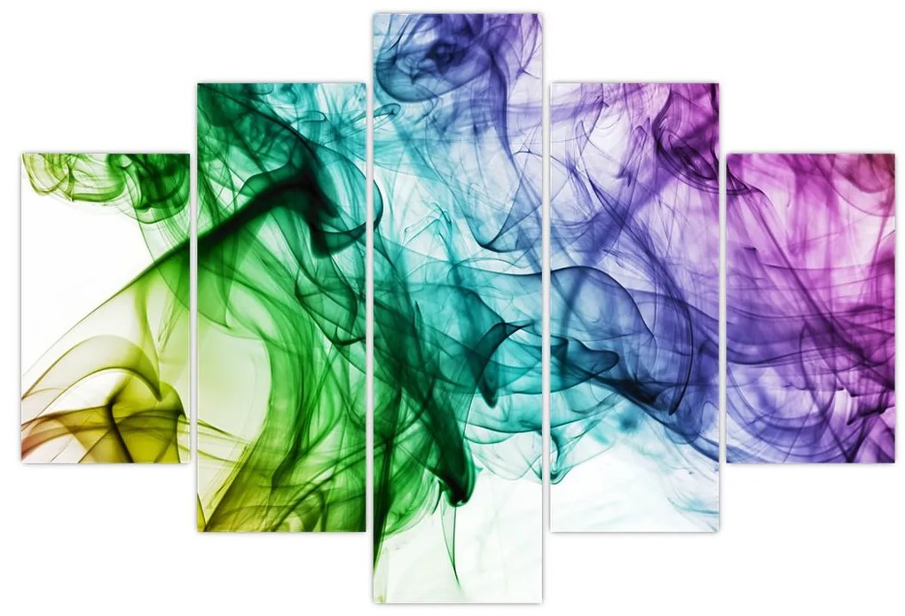 Tablou - fum colorat (150x105 cm)