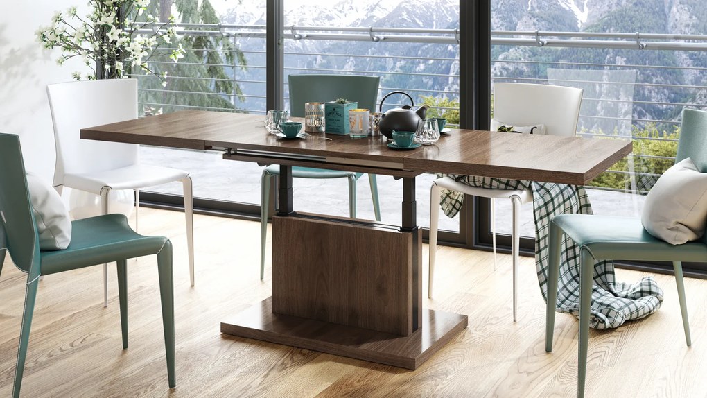 Mazzoni ASTON Nuc Elegant - MĂSUȚĂ EXTENSIBILĂ MODERNĂ MĂSUȚĂ DE CAFEA