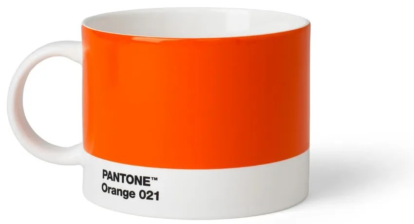 Cană portocalie din ceramică 475 ml Orange 021 – Pantone