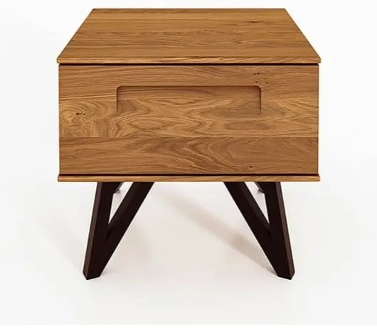 Noptieră din lemn de stejar Golo - The Beds