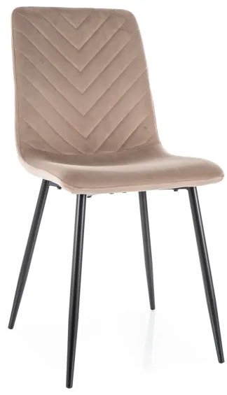 Scaun de masă DAREN VELVET bej