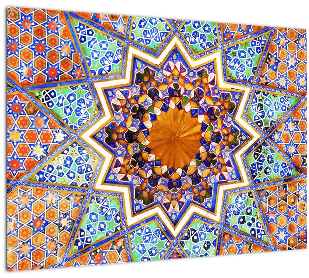 Tablou pe sticlă cu mozaic (70x50 cm)