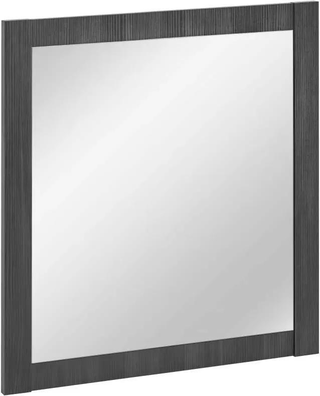 Oglindă pătrată Classic Grafit 80x80x2 cm, pal/ sticlă, gri