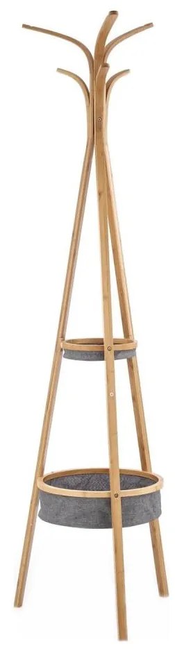 Cuier de podea 177 x 52 cm, maro