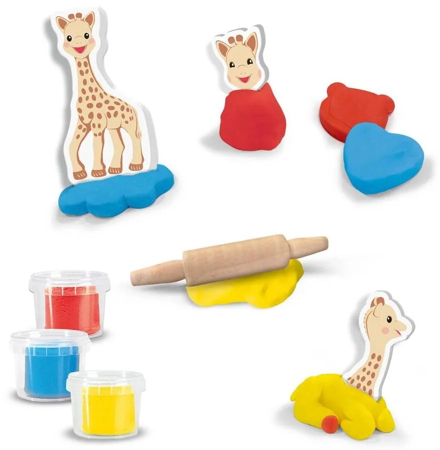 Girafa Sophie - Animale din plastilina