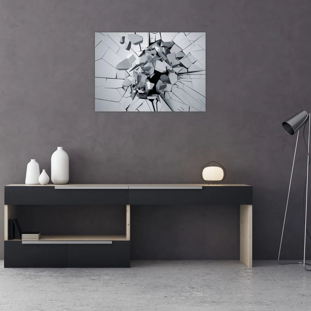 Tablou abstracție 3D (70x50 cm)