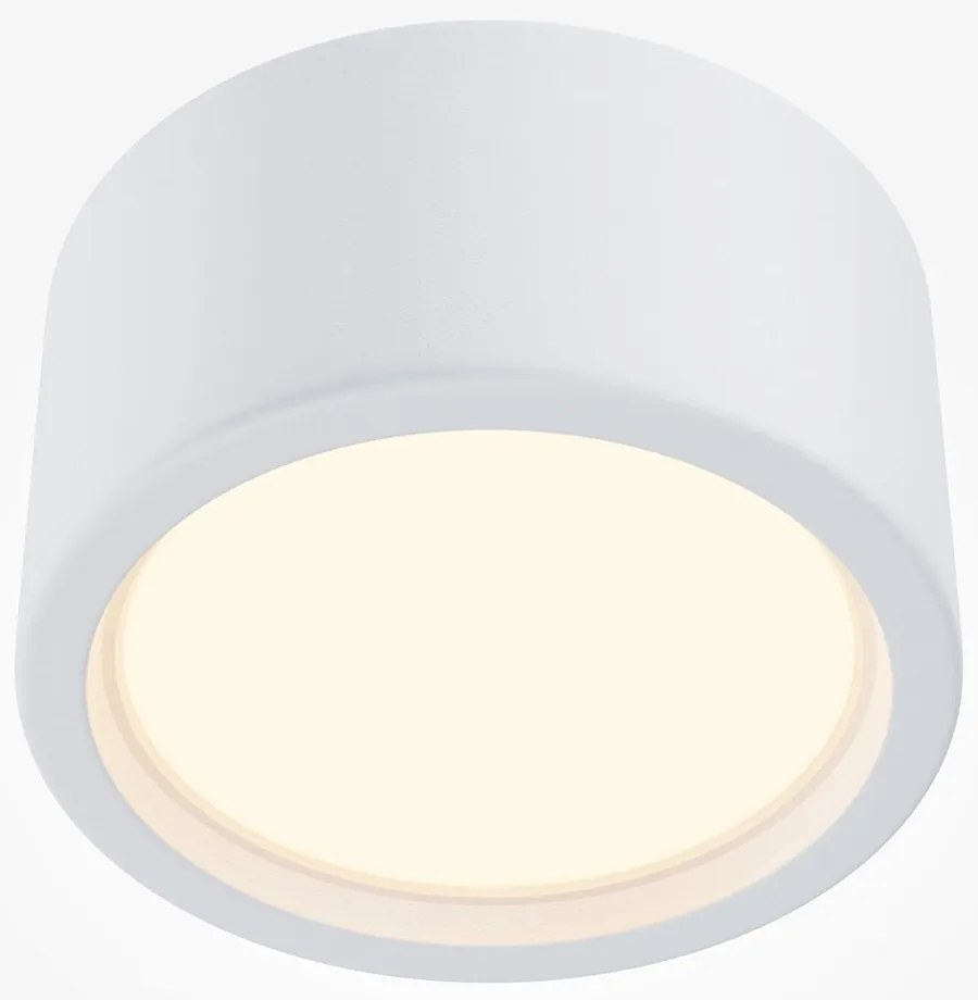 Spot LED aplicat cu protectie IP44 Hydra D-17.6cm alb
