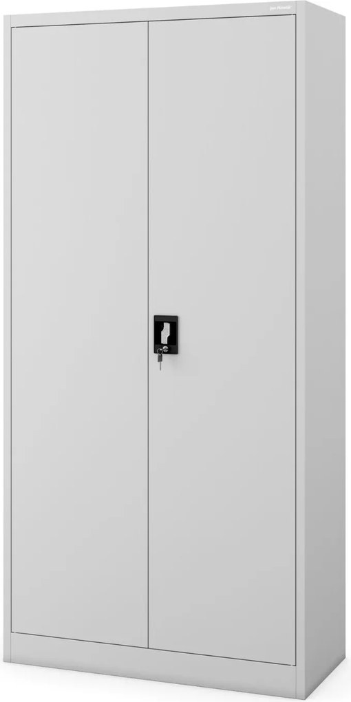 Dulap metalic Jan gri (90x185 cm)