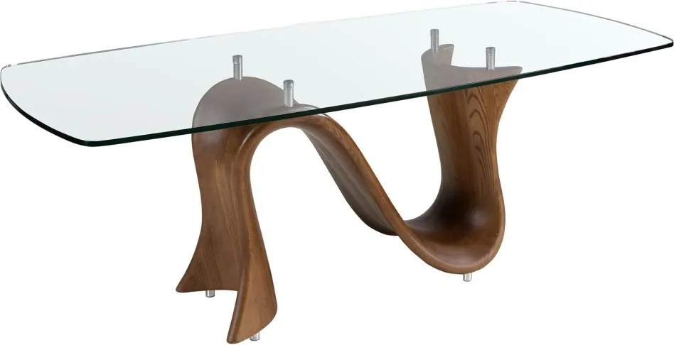 Masa dining design LUX Walnut 220x100cm