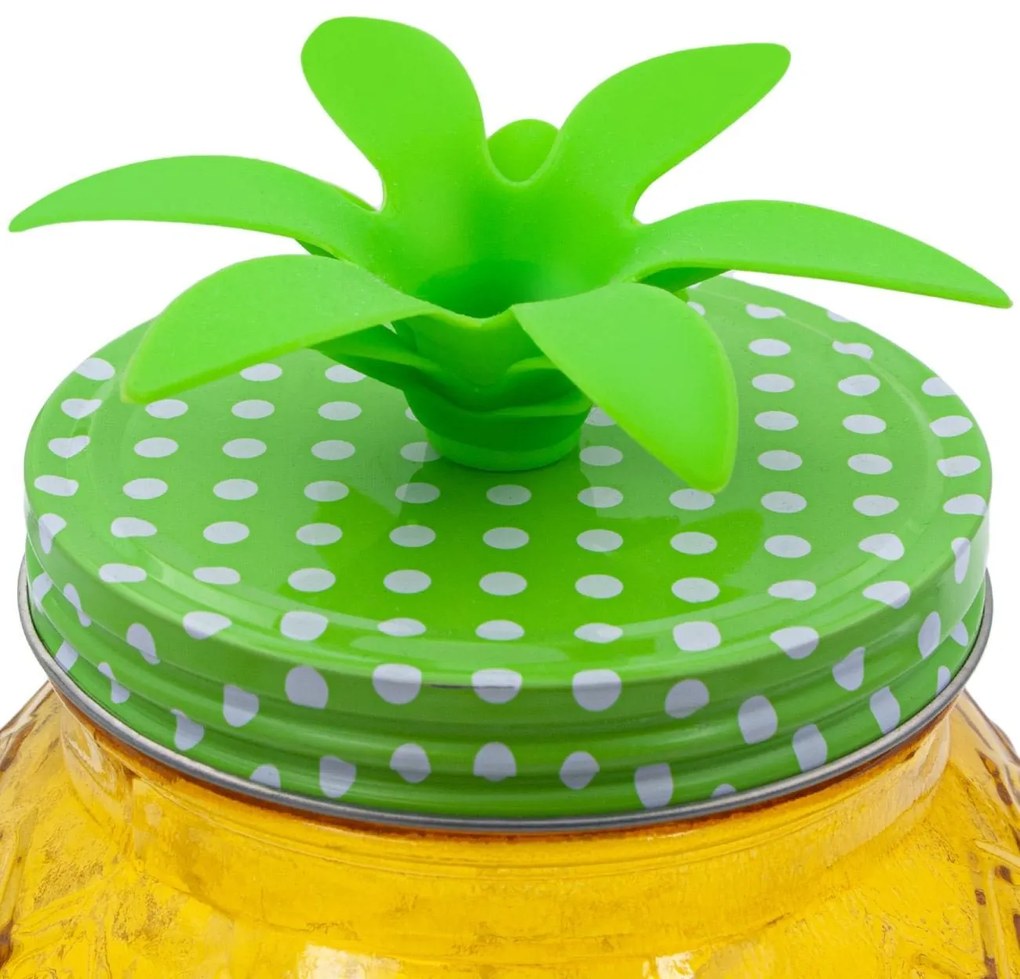 Recipient pentru lichide din sticla-Ananas.4 L