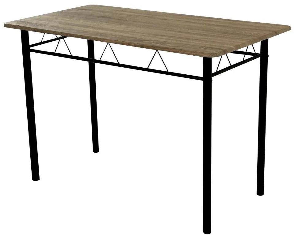 Set mobilier sufragerie Metabolicas (stejar sonoma + negru) (pentru 4 persoane). 1116415
