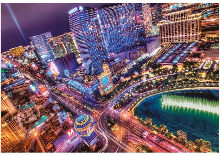Orașe Night Puzzle Clementoni Las Vegas 2000 de piese
