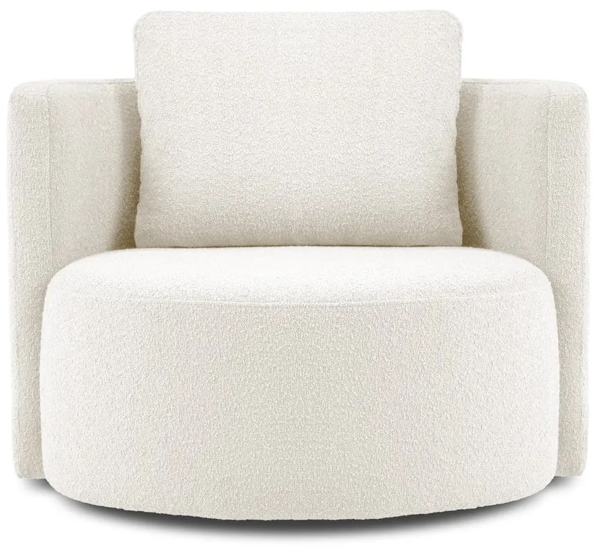 Fotoliu pivotant Interieurs 86 Nael, alb