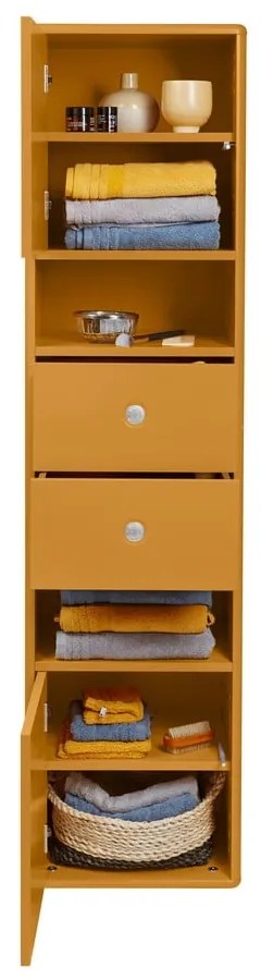 Dulap de baie galben muștar înalt/suspendat 40x158 cm Color Bath – Tom Tailor