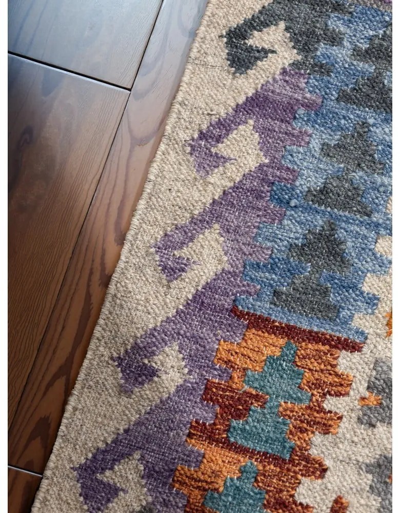 Covor reversibil, țesut manual din lână 120x170 cm Kamal Oasis – Nouristan