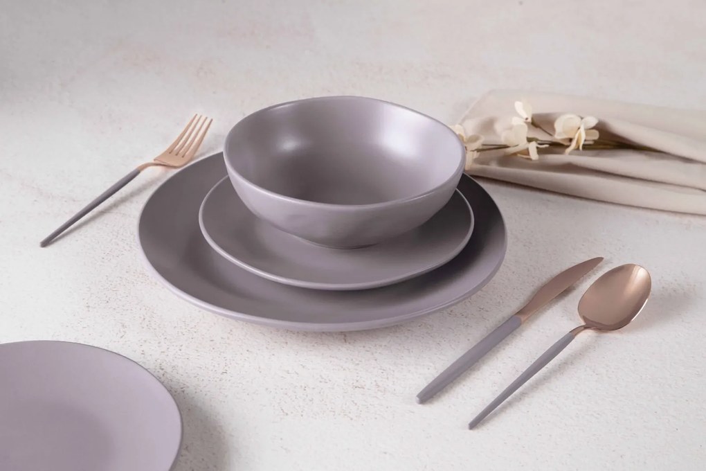 Set farfurii 18 piese Taupe  Collection  Berlinger Haus BH 10023