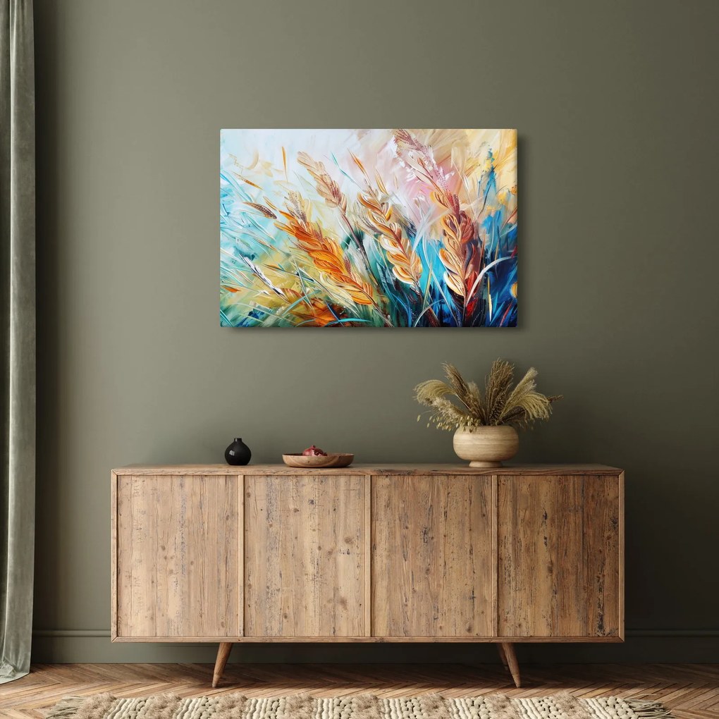 Tablou - Grâu, abstracție (90x60 cm)
