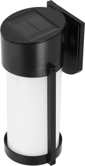 LED Lampă de perete solară LED/3,7V 300 mAh IP44 neagră