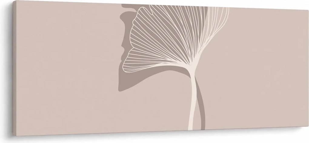 Tablou - Frunze bej N⁰4 (120x50 cm)