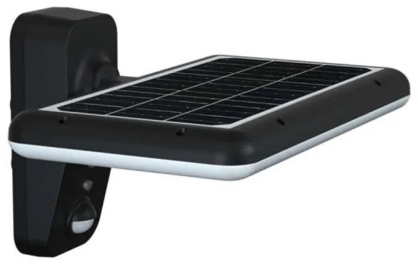 LED lampă solară de perete cu senzor, 15W, 3,2V, 4000K/6000K, IP65, negru