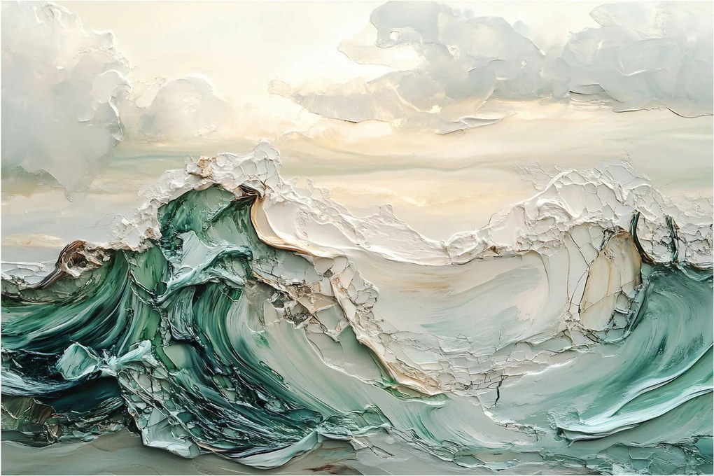 Tablou - Abstracție Marină 3D (90x60 cm)