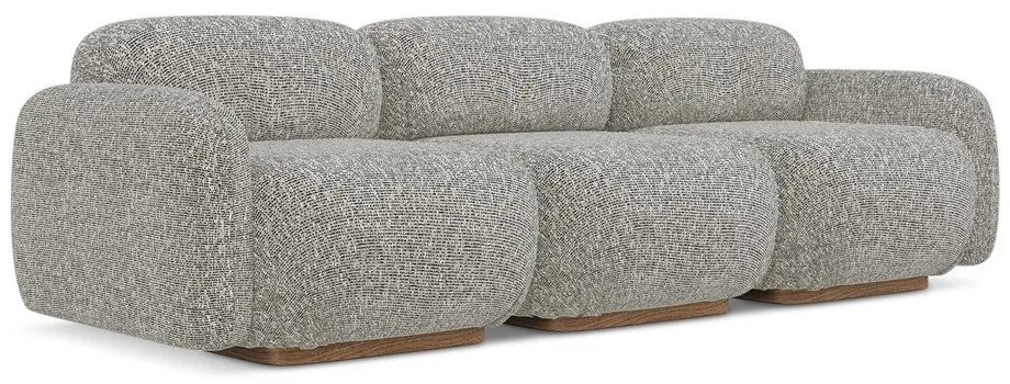 Canapea modulară gri 270 cm Ailani – Makamii