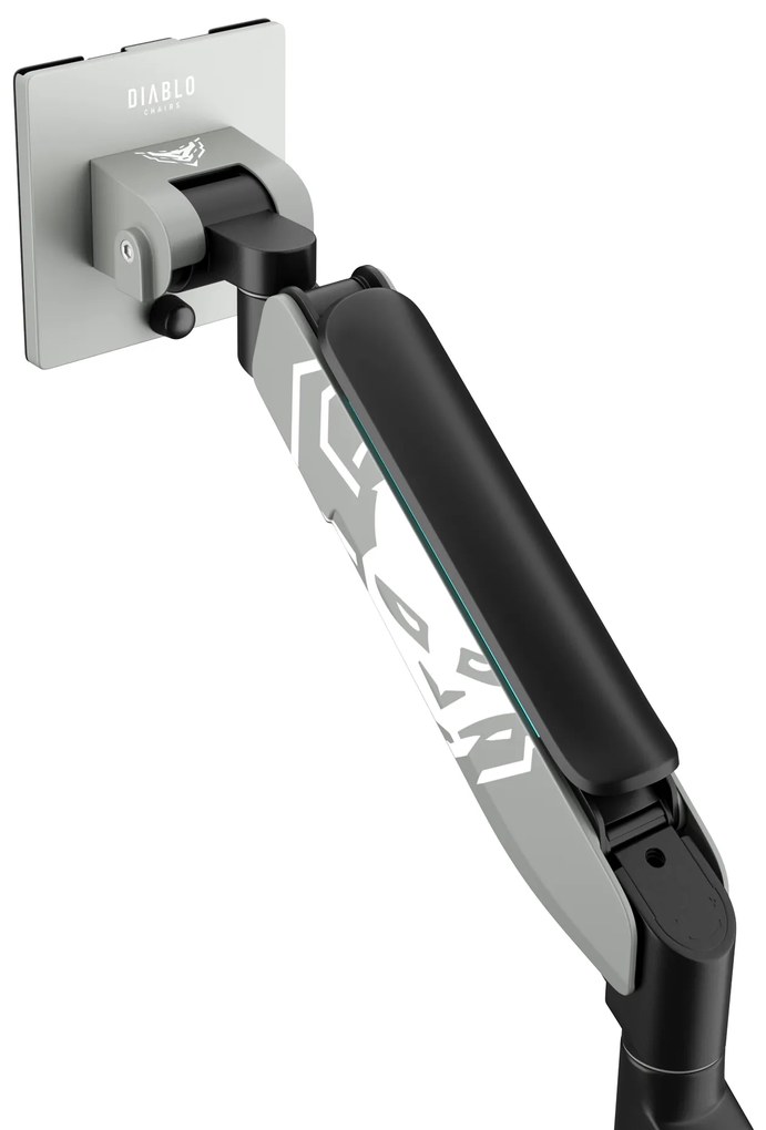 Suport monitor 49", gri/negru LED RGB X-ARM