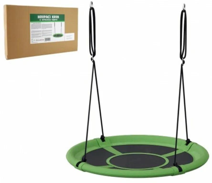 Inel balansoar verde 80 umplutură pânză de cm într-o cutie 60x37x7cm