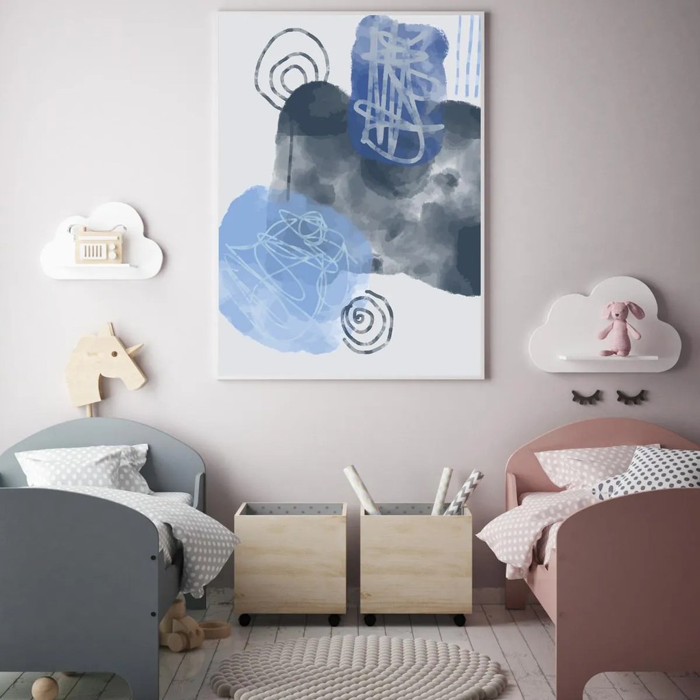 Poster - Abstracție pictată (A4)