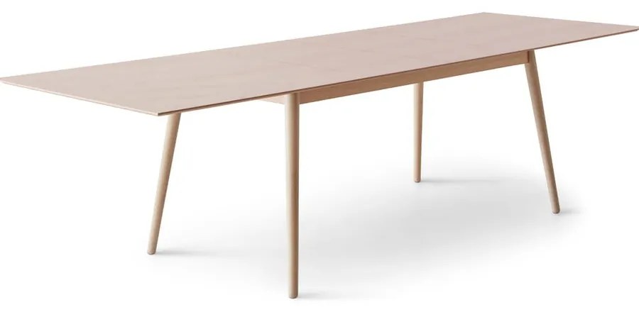 Masă de dining în culoare naturală extensibilă cu blat cu aspect de lemn de stejar 100x210 cm Meza – Hammel Furniture