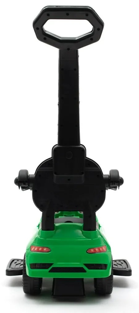 Mașinuță Baby Mix pentru copii cu sunet și barăde ghidare Racer, verde