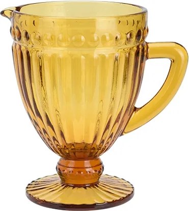 Carafa Cristal din sticla portocalie 1l