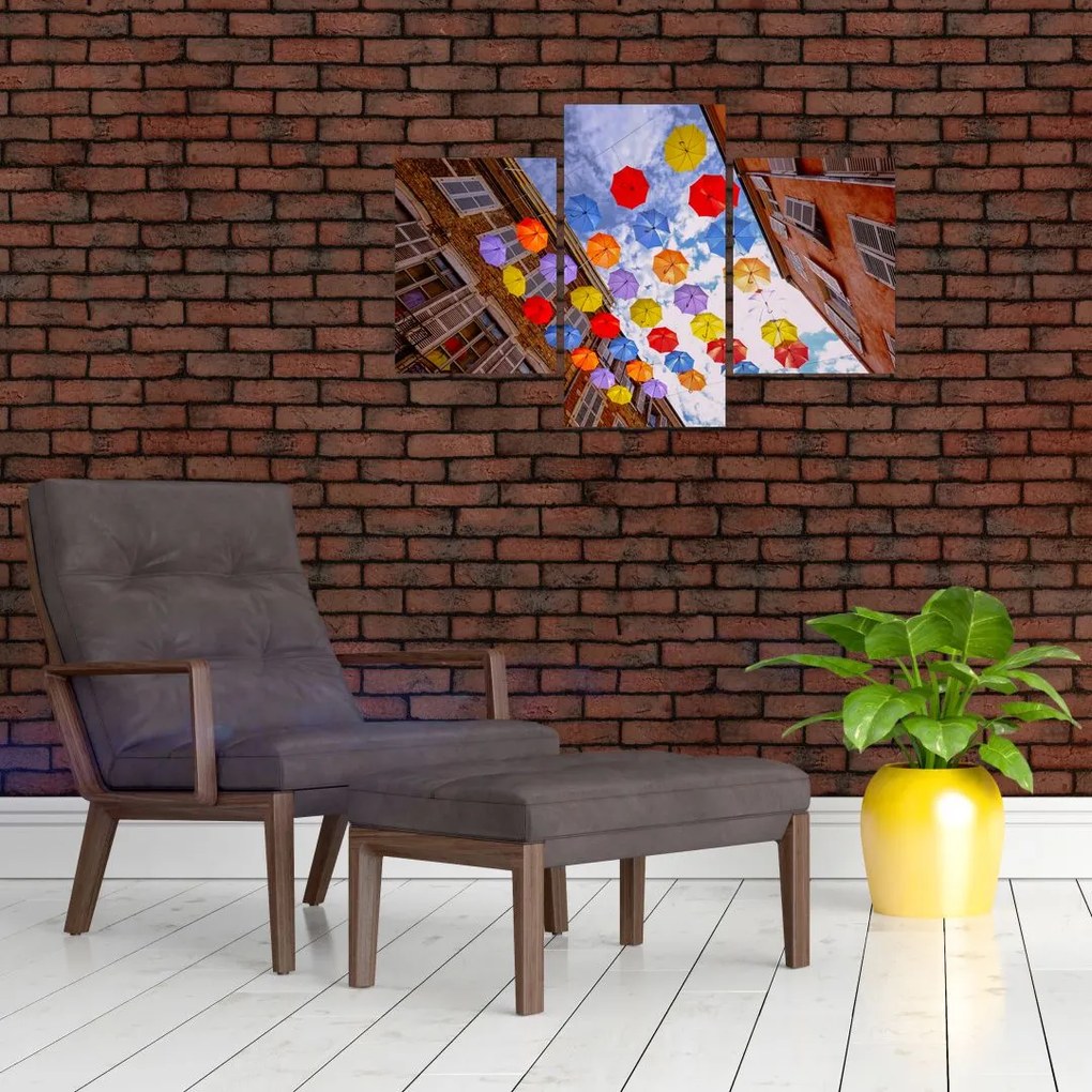 Tablou - Umbrele colorate (90x60 cm)