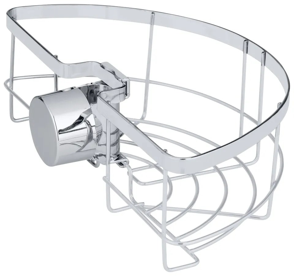 Raft pentru baie argintiu autoadeziv din oțel inoxidabil Floresta – Wenko