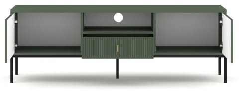 Comodă TV SUE, verde/negru