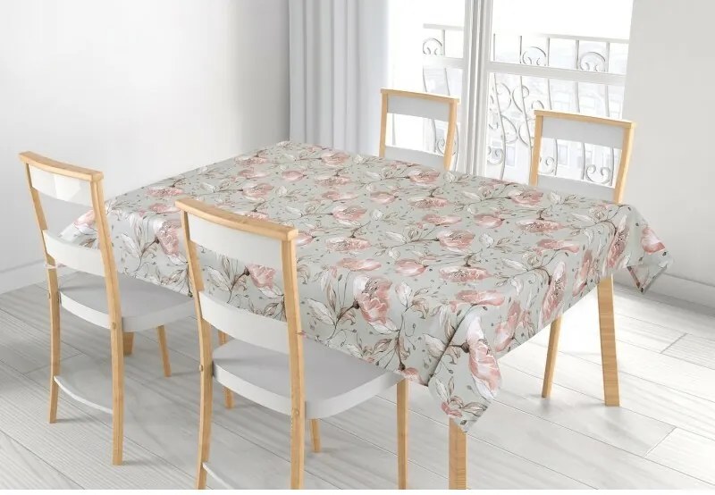 Față de masă Bellatex Adela Crini somon, 120 x 140cm, 120 x 140 cm