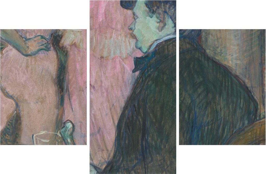 Tablou - Henri de Toulouse-Lautrec, Maxime Dethomas, reproducere (90x60 cm)