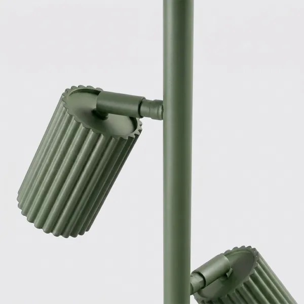 Sollux SL.2026 - Lampadar KARBON 3xGU10/10W/230V verde